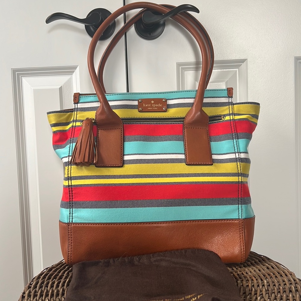 RARE! KATE SPADE NEW YORK LINDA WKRU1876 KEY WEST MULTI